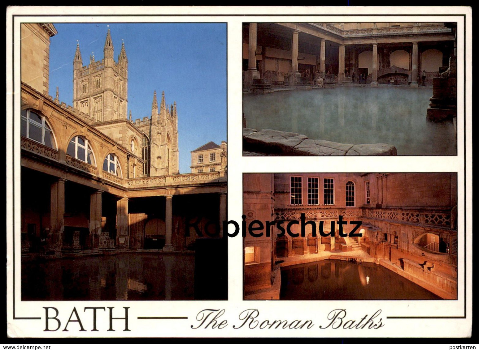 ÄLTERE POSTKARTE SOMERSET BATH THE ROMAN BATHS Römische Bäder Bain Romaine Römer Romans Cpa Postcard AK Ansichtskarte - Bath