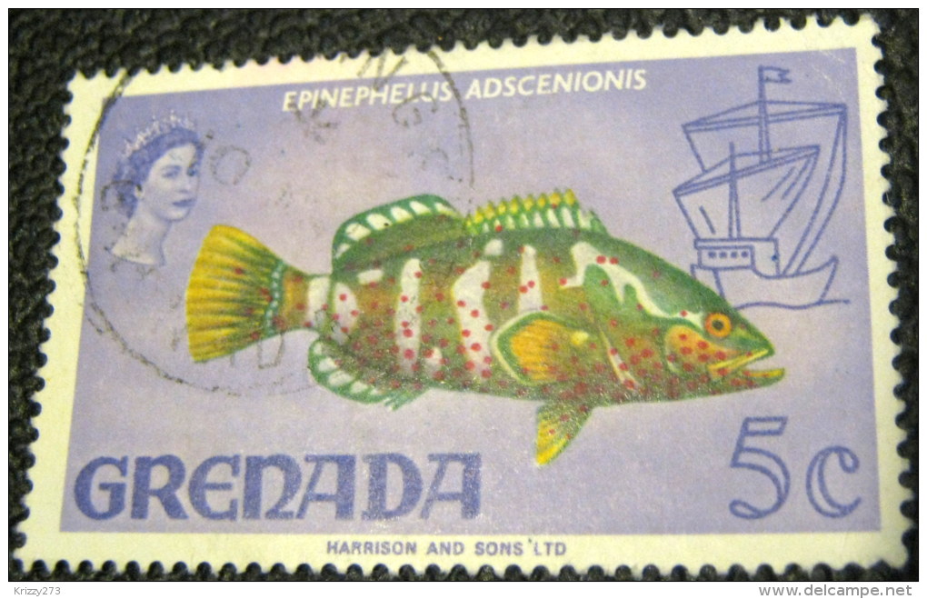 Grenada 1968 Epinephelus Adscenionis 5c - Used - Grenade (...-1974)