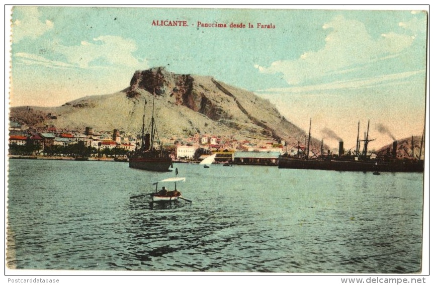 Alicante. - Panoráma Desde La Farala - Alicante