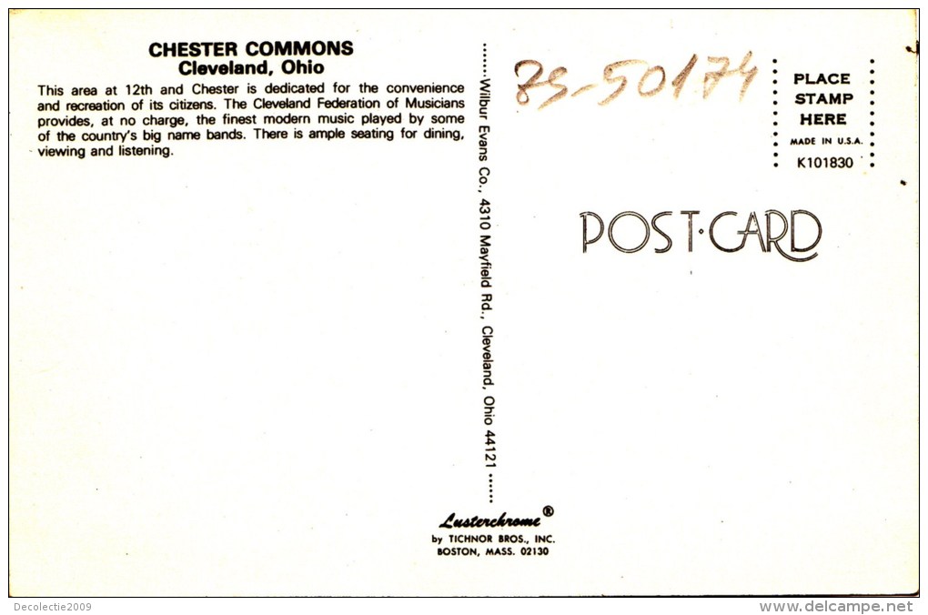 ZS50174 Chester Commons  Cleveland     2 Scans - Cleveland