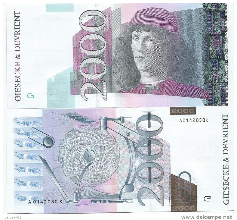 Test Banknote From GIESECKE & DEVRIENT Germant Intaglio Watermark UNC/AUNC - Sonstige – Europa