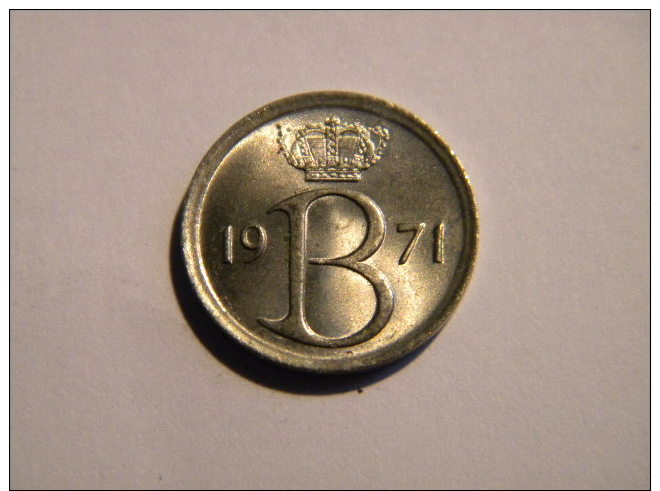 BELGIQUE - 25 CENTIMES 1971. - 25 Centimes