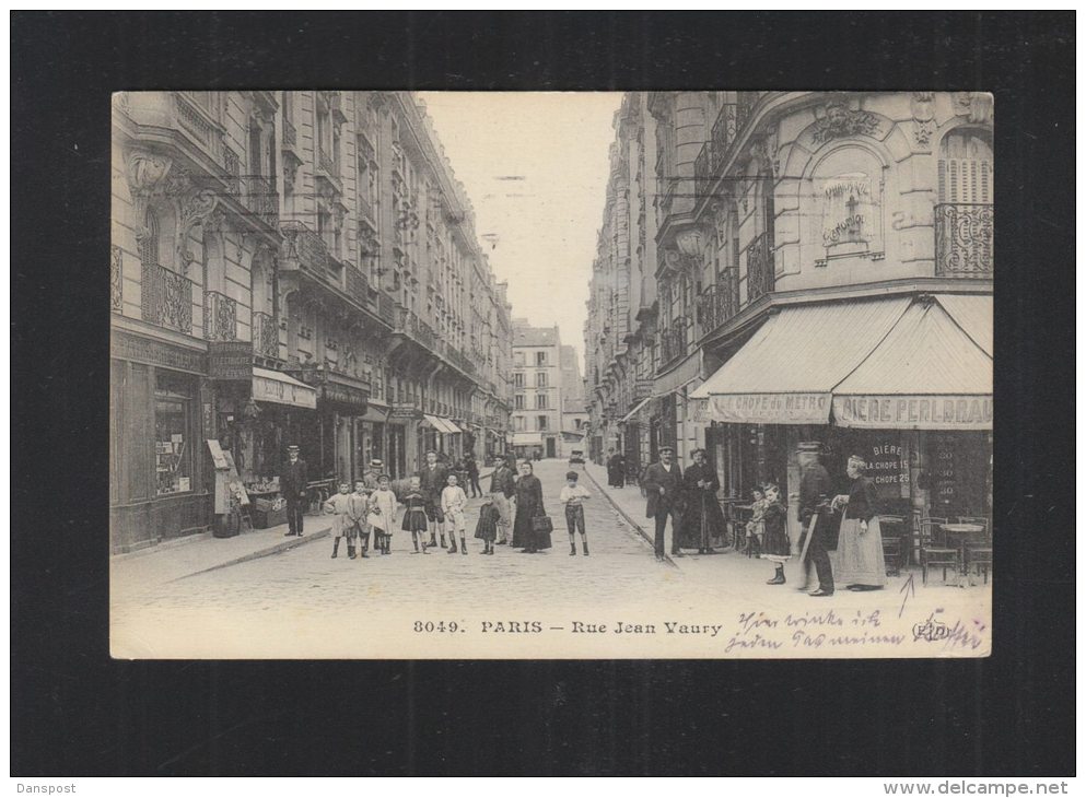 CP Rue Jean Vaury 1912 - Arrondissement: 14