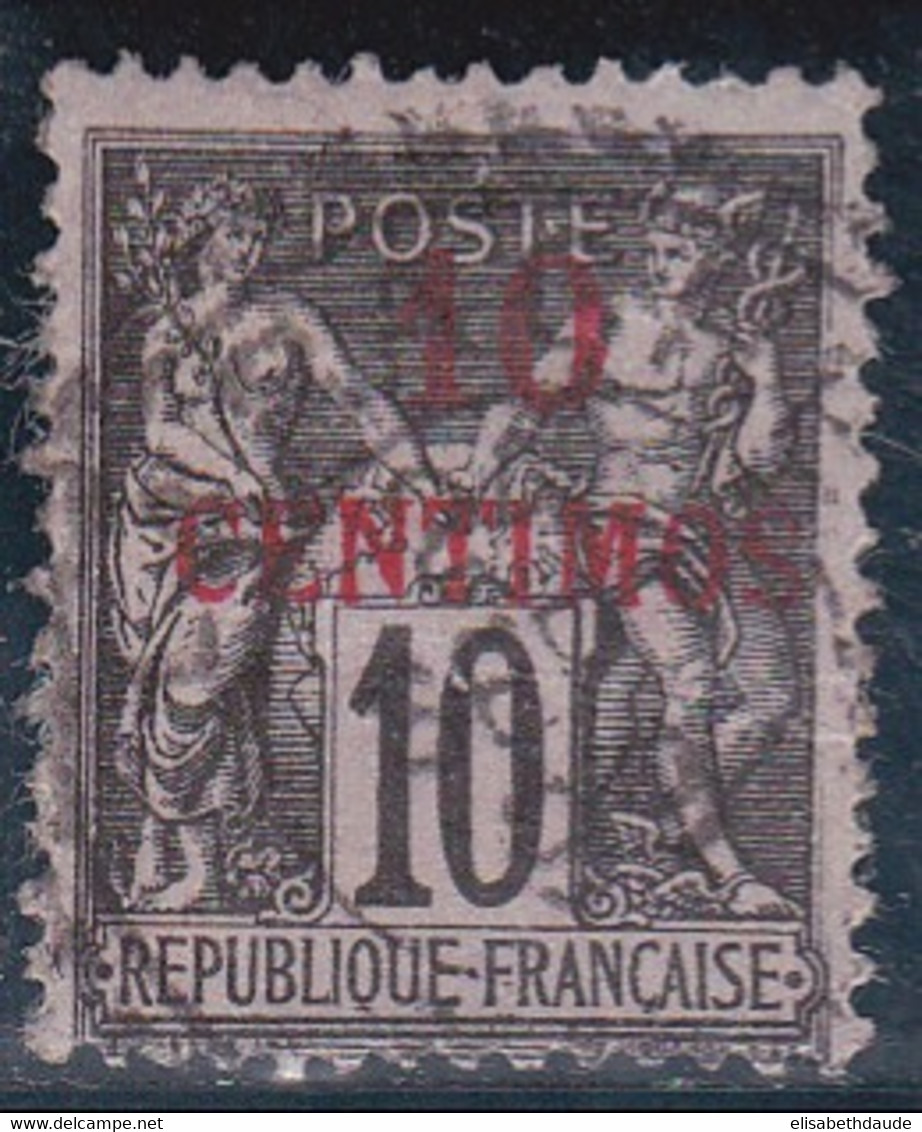 MAROC - SAGE N/B - YVERT N° 3 OBLITERE  - COTE = 25 EUR - Used Stamps