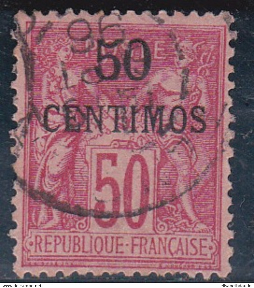 MAROC - SAGE N/U - YVERT N° 6 OBLITERE  - COTE = 55 EUR. - Usati