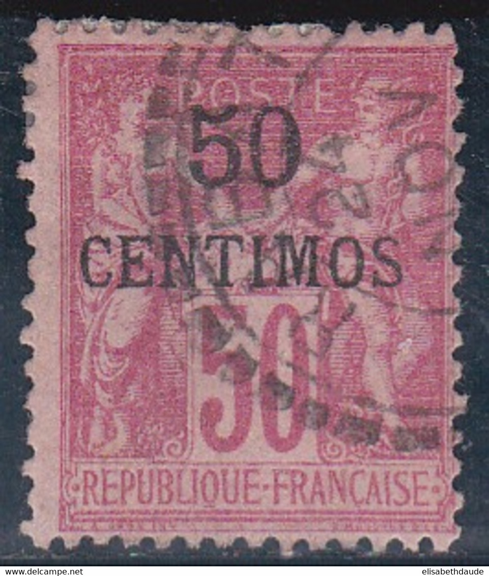 MAROC - SAGE N/B - YVERT N° 6A OBLITERE  - COTE = 320 EUR - Oblitérés