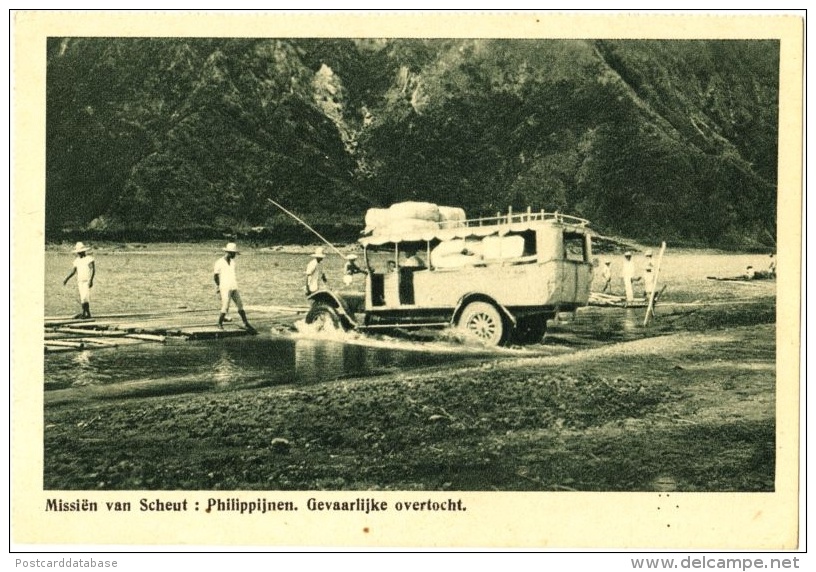 Missiën Van Scheut: Philippijnen. Gevaarlijke Overtocht. - & Old Cars - Philippinen