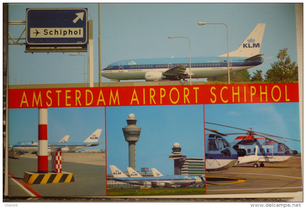 AEROPORT / AIRPORT / FLUGHAFEN     AMSTERDAM SCHIPOL - Aerodrome