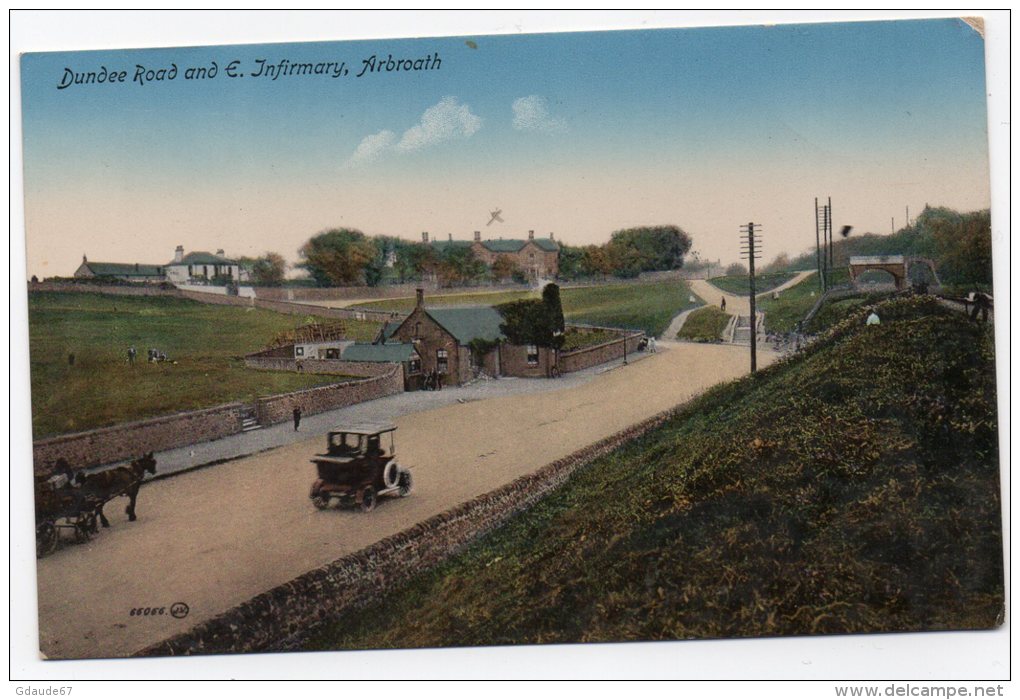 ARBROATH - DUNDEE ROAD AND E. INFIRMARY - Angus