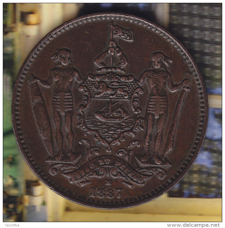 @Y@    Brits North Borneo  1 Cent  One Cent  1887 XF   ( 2365 ) - Maleisië