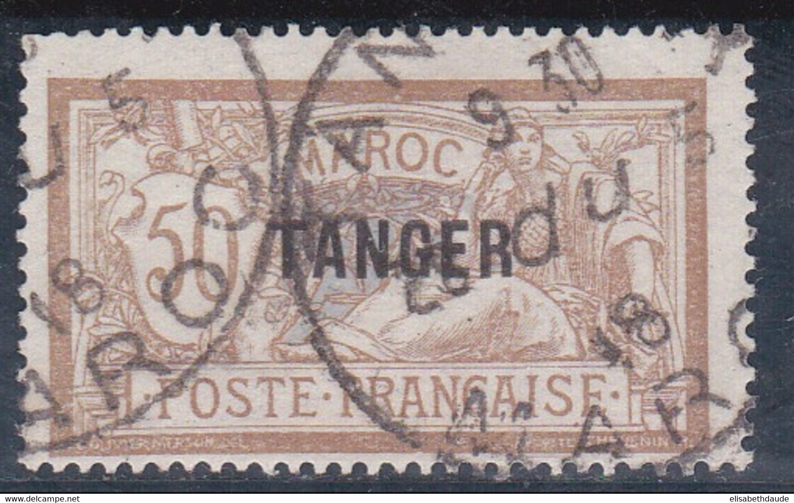 MAROC - 1918 - YVERT N° 93 OBLITERE - COTE = 20 EUR - Used Stamps