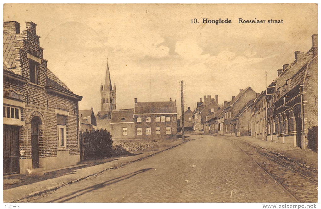Hooglede - Roeselaer Straat, 1937 - Hooglede