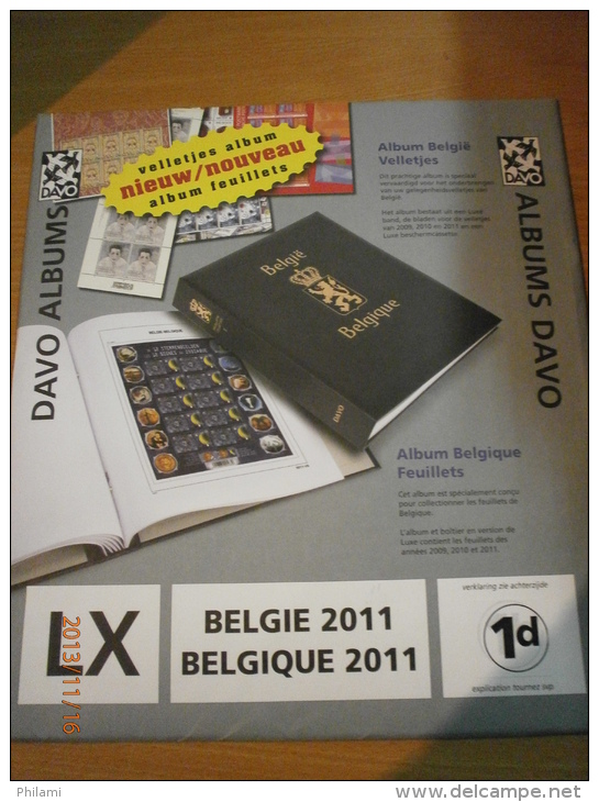 SUPPLEMENT DAVO BELGIQUE 2011 LX 1d . - Pré-Imprimés