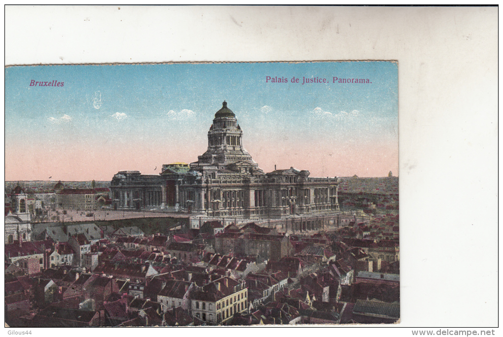 Bruxelles  Palais De Justice Panorama - Monumenten, Gebouwen