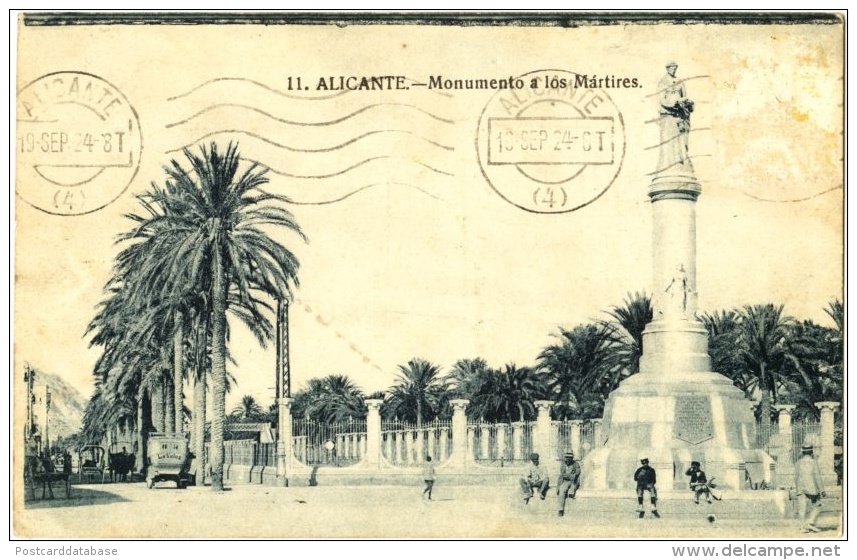 Alicante - Monumento A Los Martires - Alicante