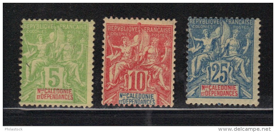 NCE N° 59, 60, 62 * - Unused Stamps