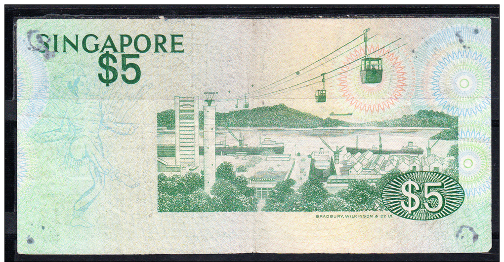 SINGAPUR 1976. 5 DOLARES. MBC. B264 - Singapour