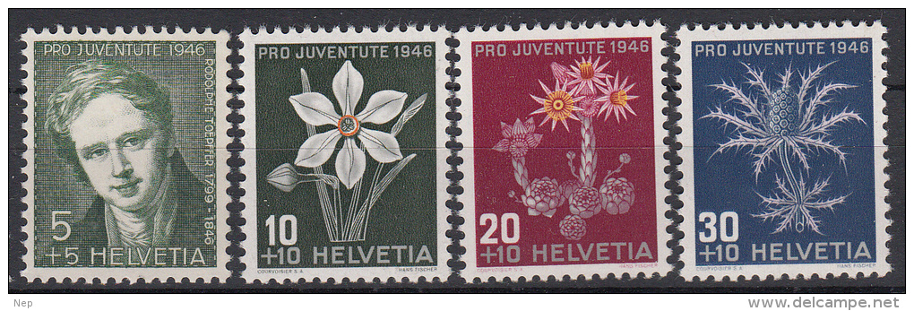 ZWITSERLAND - Michel - 1946 - Nr 475/78 - MNH** - Unused Stamps