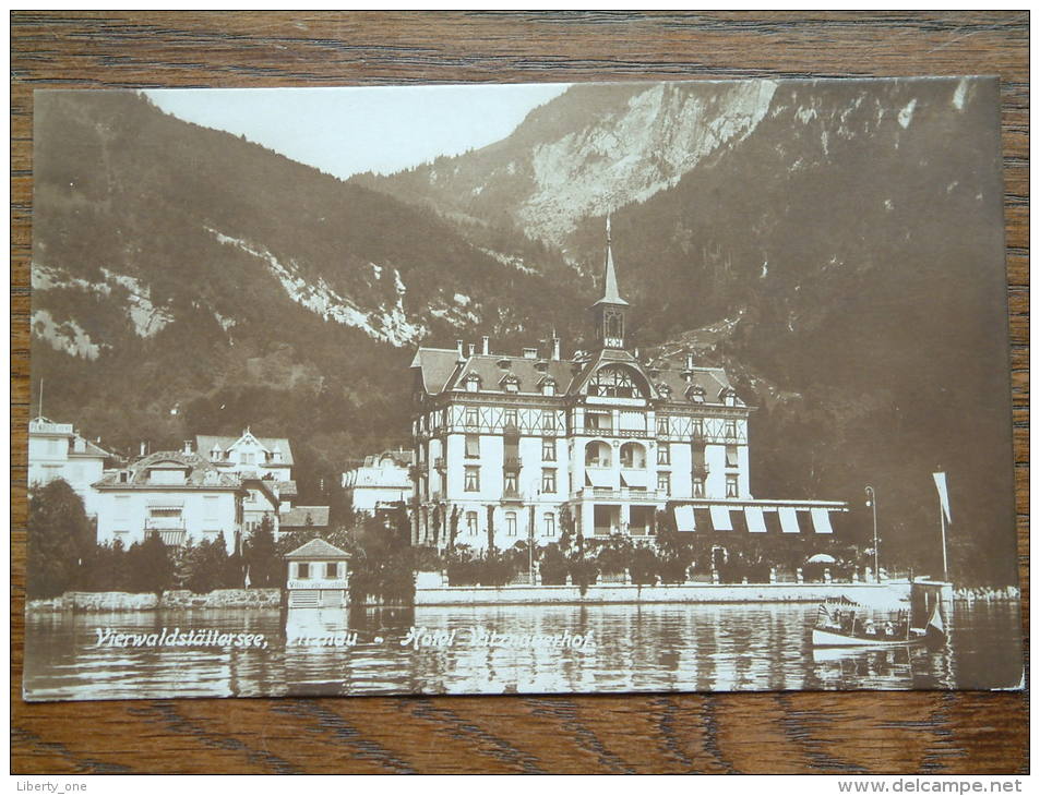 Vierwaldstättersee Vitznau Hotel " VITZNAUERHOF " Anno 19?? ( Zie Foto Voor Details ) !! - Vitznau