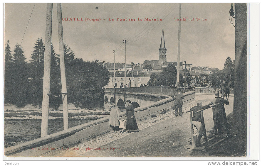 88 // CHATEL   Le Pont Sur La Moselle   ANIMEE - Chatel Sur Moselle