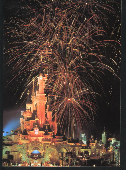 (1860) - Disney - Disneyland Paris - Château, Feu D´artifice - Disneyland