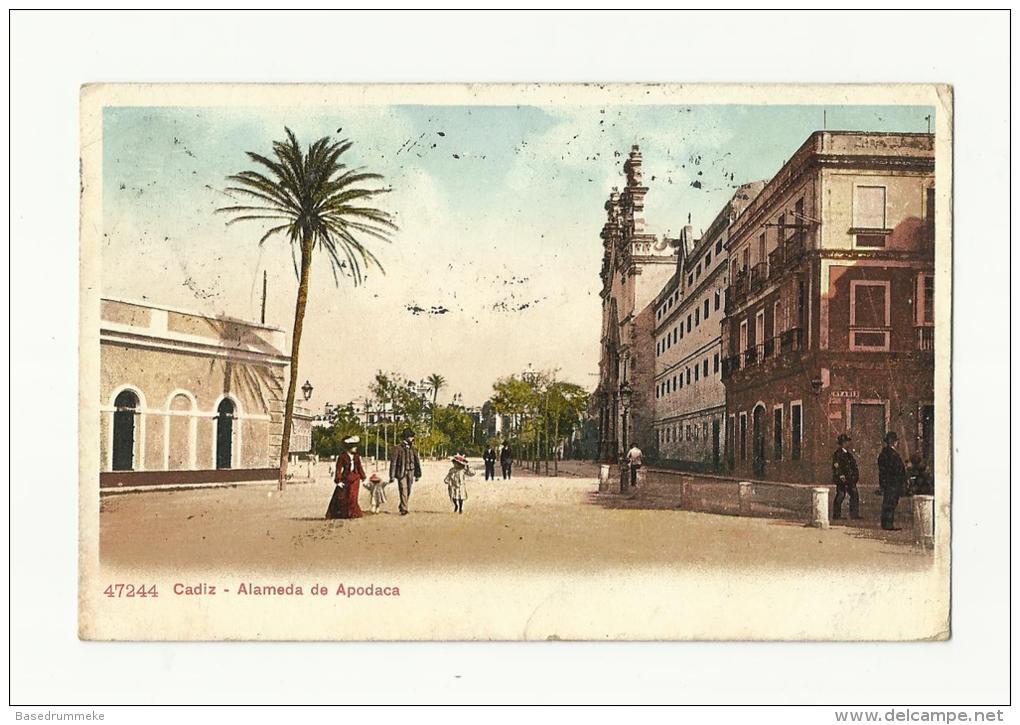 Cadiz.-  Alameda De Apodaca (1913). - Cádiz