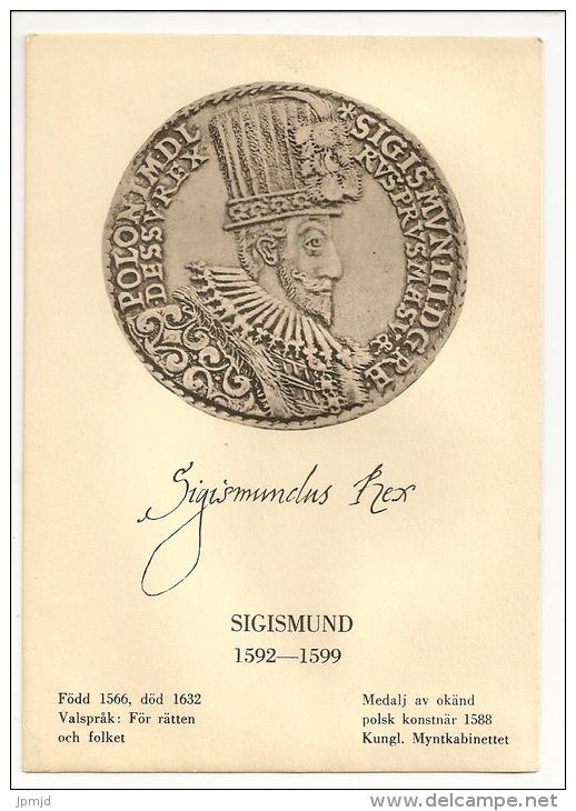Sweden - KUNGL. MYNTKABINETTET - Stockholm - SIGISMUND - Medalj Av Okänd Polsk Konstnär 1588 - Monnaies (représentations)