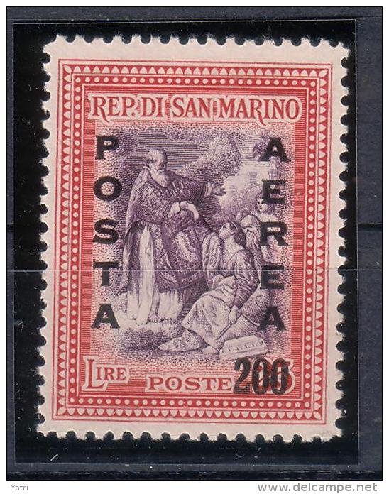 Rep. Di San Marino - Posta Aerea - Sass. 76 ** MNH - Corréo Aéreo