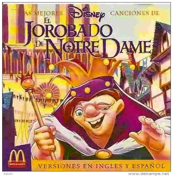 CD Banda De Sonido El Jorobado De Notre Dame - Kinderen