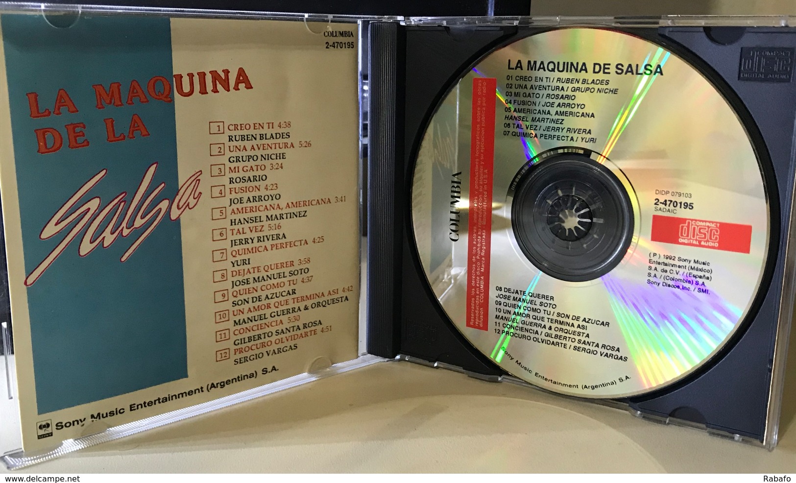 CD Argentino De Artistas Varios La Maquina De La Salsa Año 1992 - Sonstige & Ohne Zuordnung