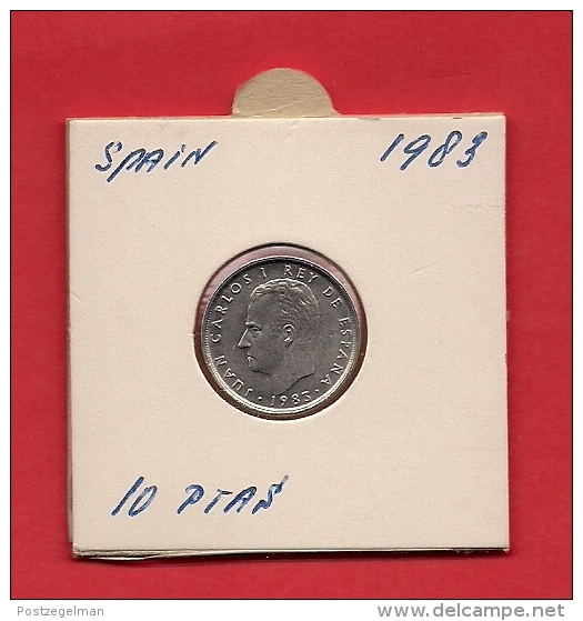 SPAIN. 1983,  Circulated Coin XF, 10 Pesetas, Copper Nickel, Km827 - 10 Pesetas