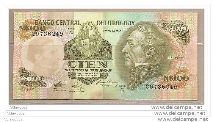 Uruguay - Banconota Non Circolata Da 100 Nuovi Pesos - Uruguay