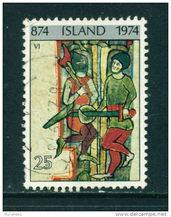 ICELAND - 1974 Icelandic Settlement 25k Used (stock Scan) - Used Stamps