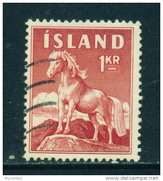 ICELAND - 1958 Pony 1k Used (stock Scan) - Gebruikt