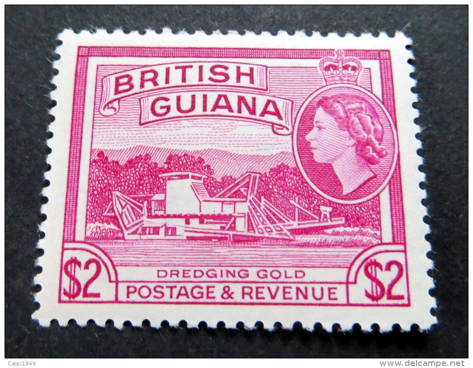 1954, Mi.Nr. 215 Postfrisch - British Guiana (...-1966)