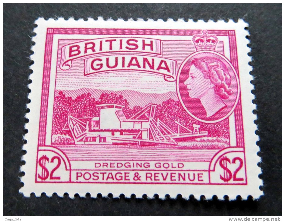 1954, Mi.Nr. 215 Postfrisch - Guyane Britannique (...-1966)