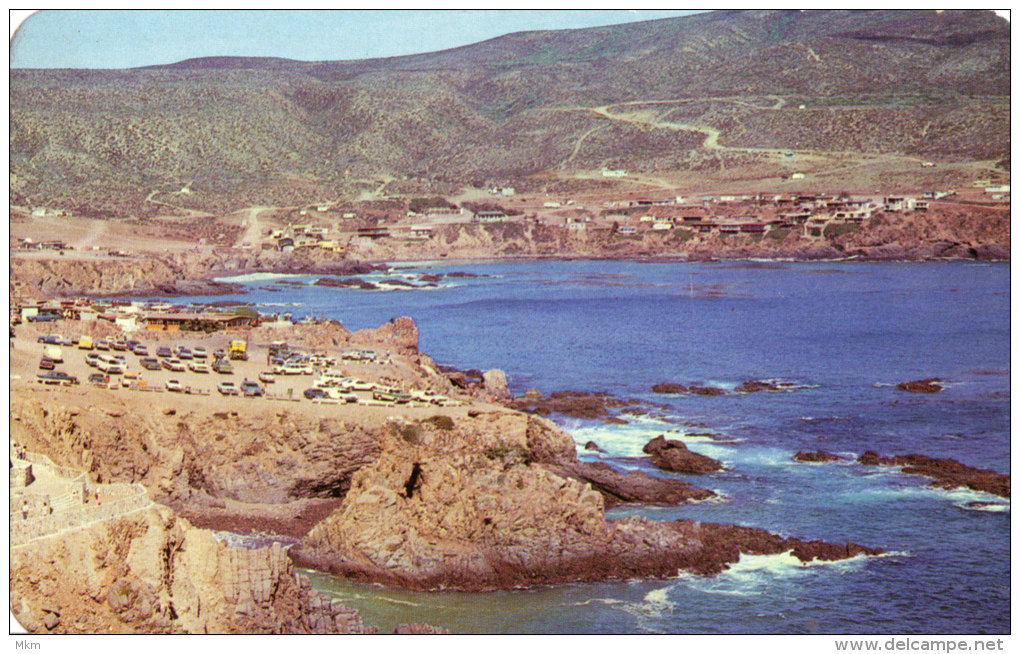 Panormic Of The Blowhole Ensenada - Mexico