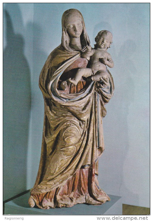 RIETI - Museo Civico - Madonna Col Putto Di Silvestro Dell´Aquila - Statua - Rieti