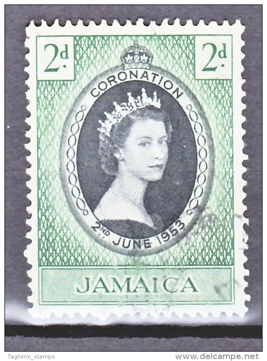 Jamaica, 1953, Coronation, SG 153, Used - Jamaïque (...-1961)
