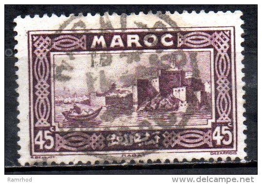 FRENCH MOROCCO 1933 Rabat - 45c. - Purple   FU - Usati