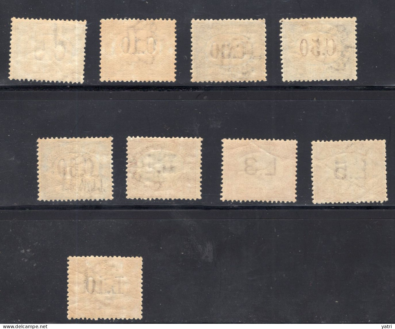 San Marino - Segnatasse Sass. 19-27 ** - Timbres-taxe