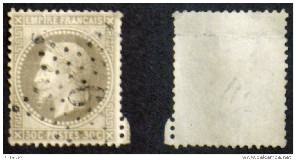 N° 30 30c NAPOLEON LAURE B Oblit étoile Cote 23 € - 1863-1870 Napoleon III With Laurels