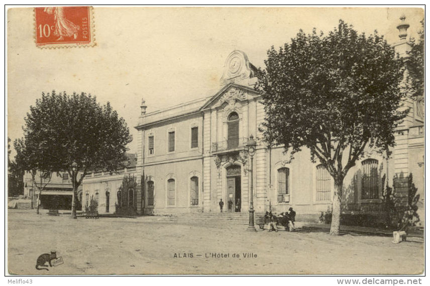 30/CPA - Alais - Hotel De Ville - Alès