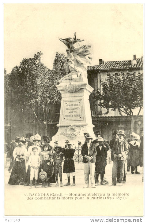 30/CPA A - Bagnols - Monument élevé à La Mémoire Des Combattants - Bagnols-sur-Cèze