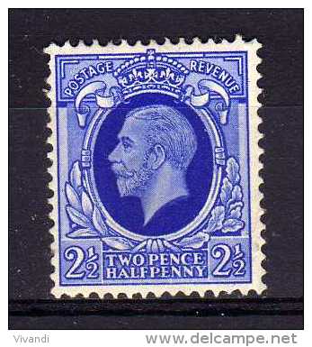 Great Britain - 1935 - 2&frac12;d Definitive - MH - Unused Stamps