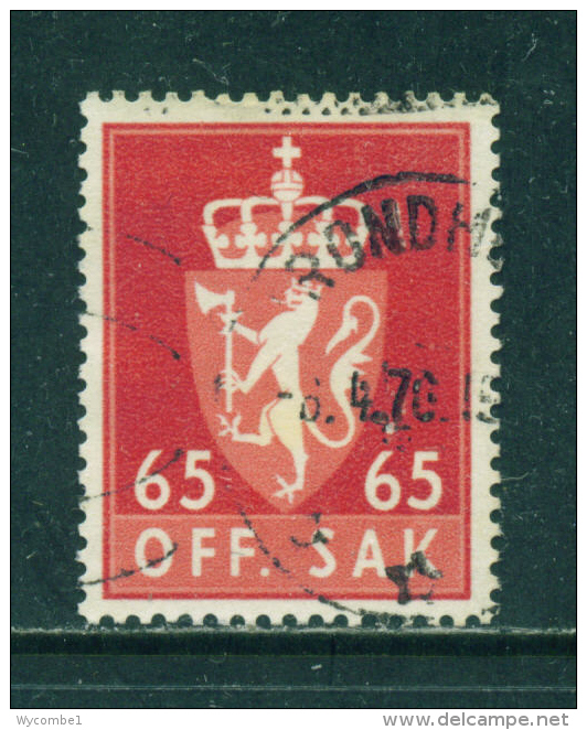 NORWAY - 1955+  Officials  65o  Used As Scan - Service