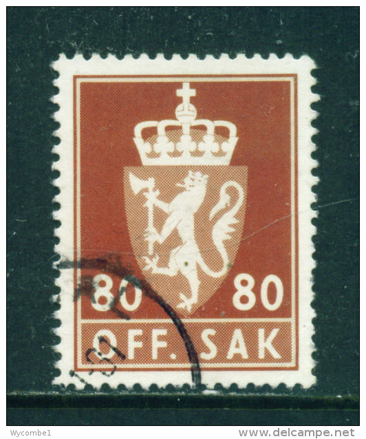 NORWAY - 1955+  Officials  80o  Used As Scan - Oficiales