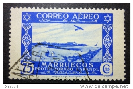 MARRUECOS 1938: Edifil 191 / YT PA 6, O - FREE SHIPPING ABOVE 10 EURO - Spanish Morocco