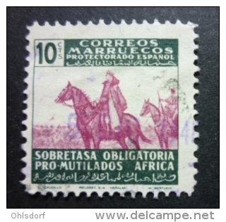 MARRUECOS - BENEFICENCIA 1945: Edifil 32 / YT 51, O - FREE SHIPPING ABOVE 10 EURO - Maroc Espagnol