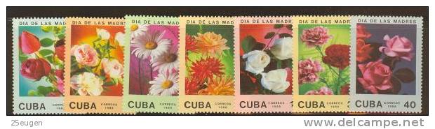 CUBA 1988 MICHEL No: 3166-3172   MNH - Ongebruikt